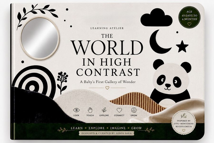 Illustrated botanical finish of The World in High Contrast collection