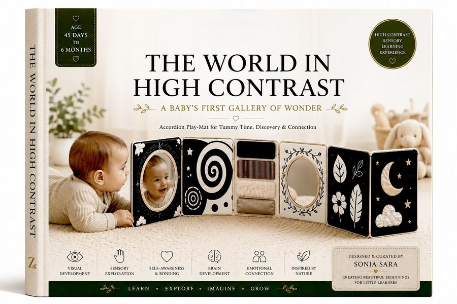 Cream linen finish of The World in High Contrast collection