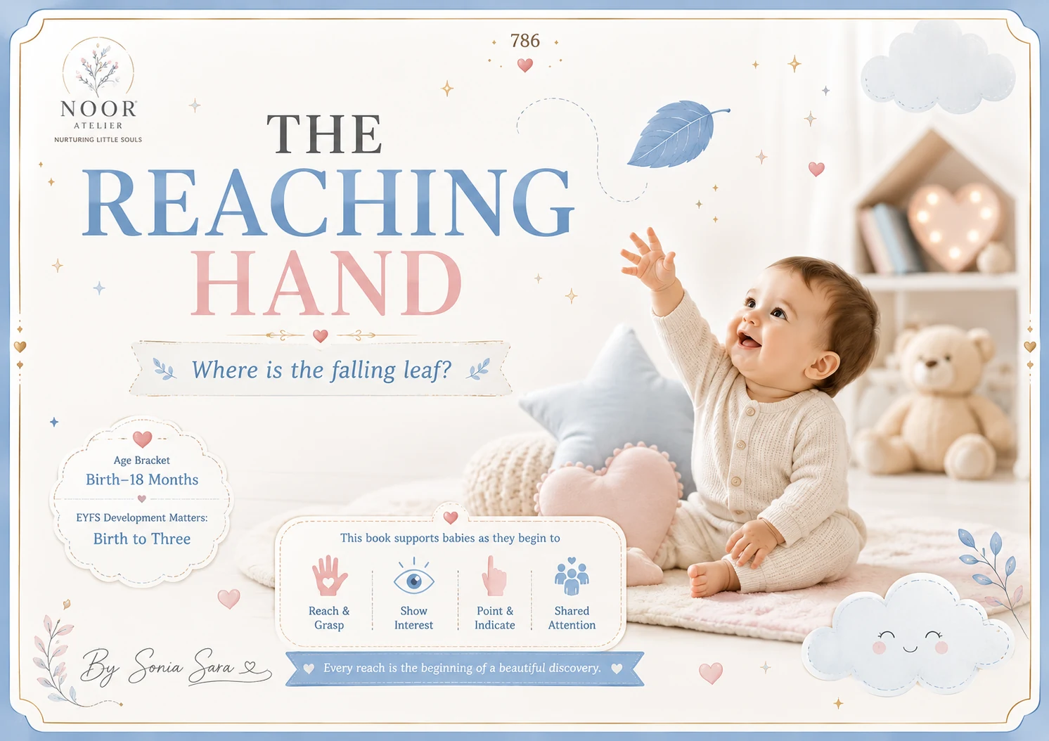 The Reaching Hand book cover for shared attention and early discovery